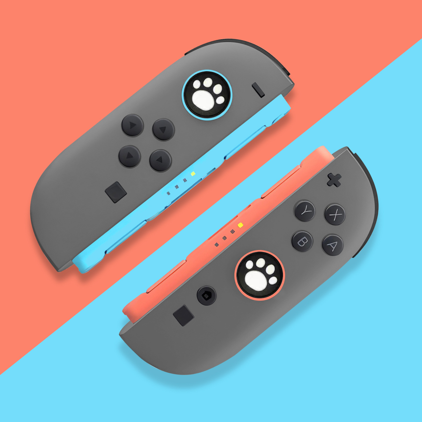 Gaming Kit Accessories Nintendo Switch - Tapas de silicona con forma de