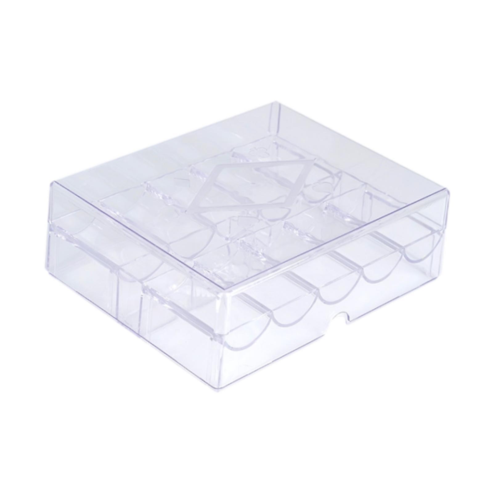 Gaming Accessories Organizer - Estuche de Chip transparente acrílico, portador