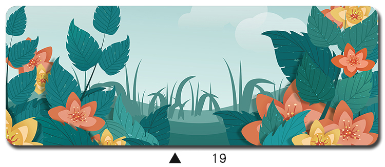 Gaming Accessories Best - Alfombrilla de ratón de planta tropical