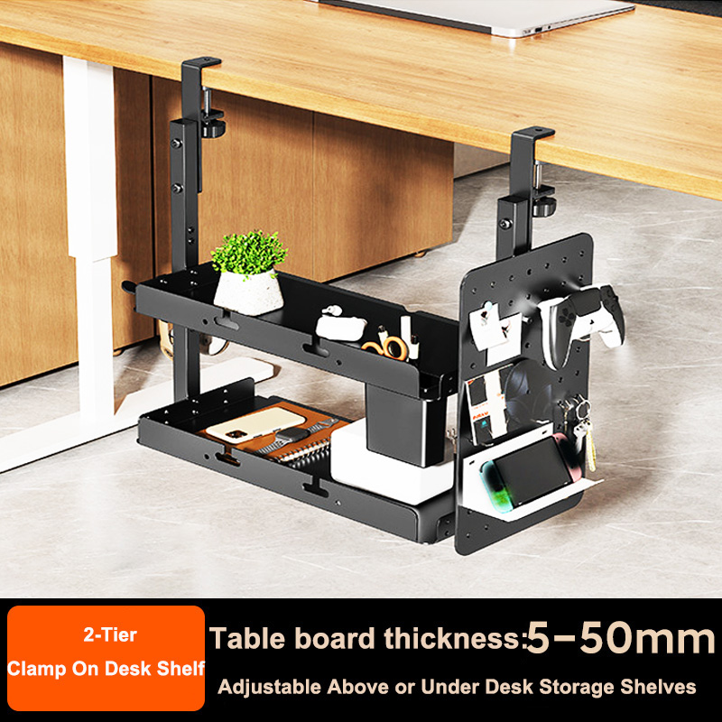 Gaming Accessories Organizer - Estante de 2 niveles de 14