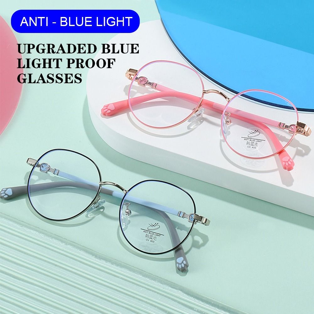 Gaming Accessories For Kids - Gafas redondas antiluz azul para niños