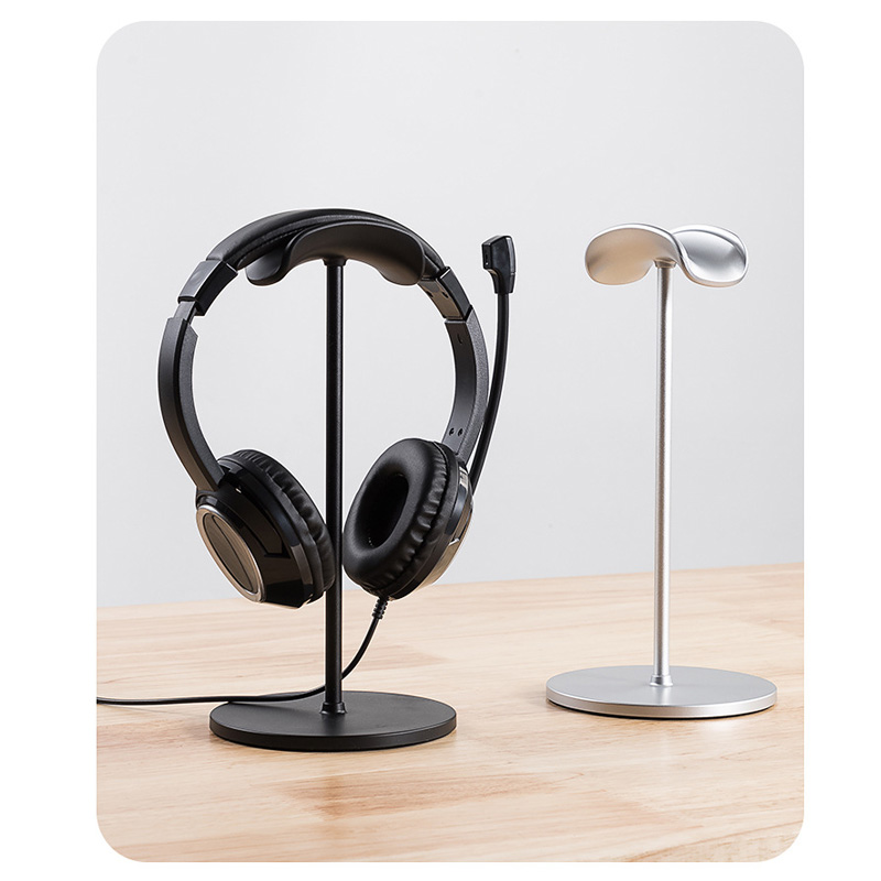Gaming Accessories White - Soporte de Metal para auriculares montado