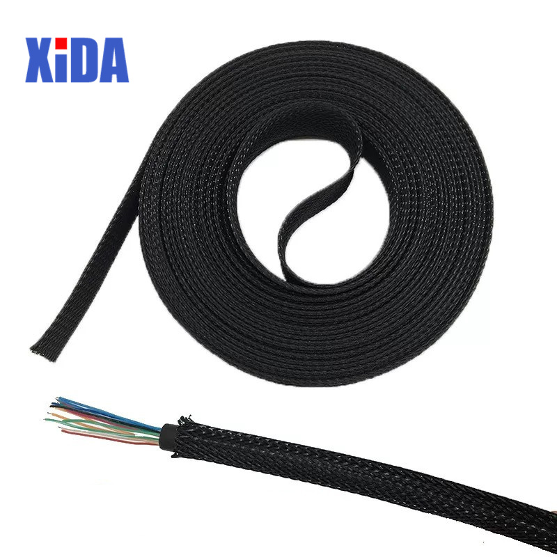 Funda trenzada aislada negra d - Cable Sleeve Braided reseña y precio