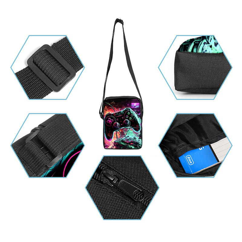 Bolso bandolera de un solo lad - Gaming Accessories For Kids reseña y precio