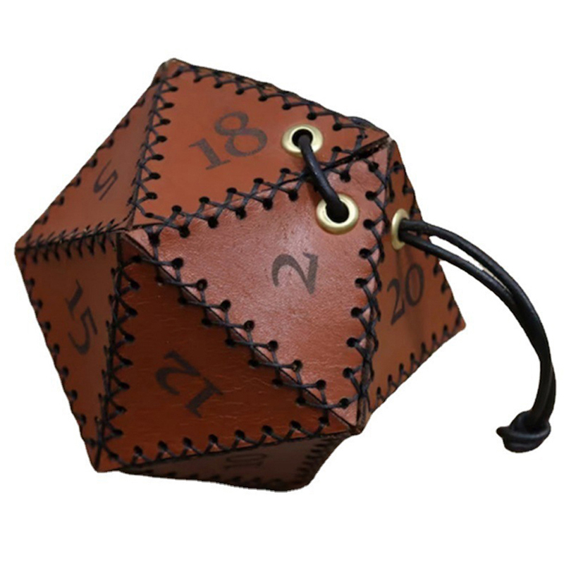 Bolsa de Dados D20 de Cuero, C - Gaming Accessories Gift Ideas reseña y precio