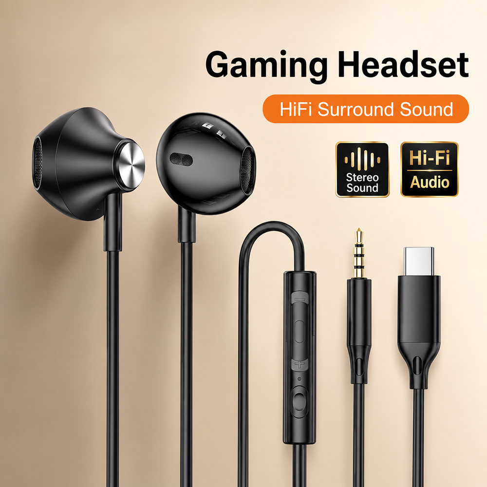 Auriculares envolventes HiFi,  - Gaming Accessories Iphone reseña y precio