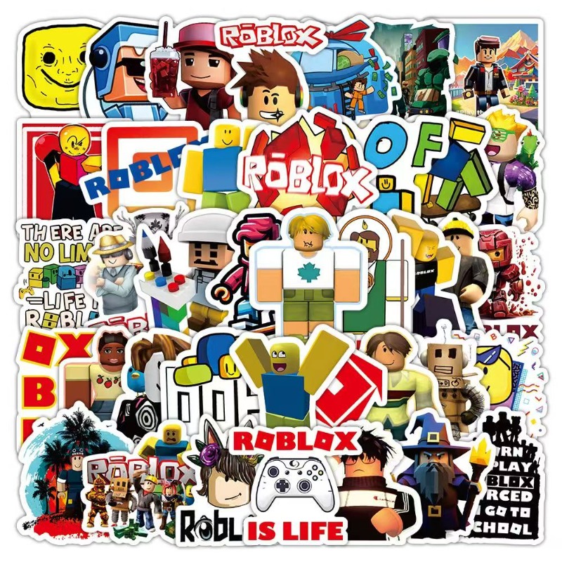 60 unids/set Roblox pegatinas  - Gaming Accessories Roblox reseña y precio