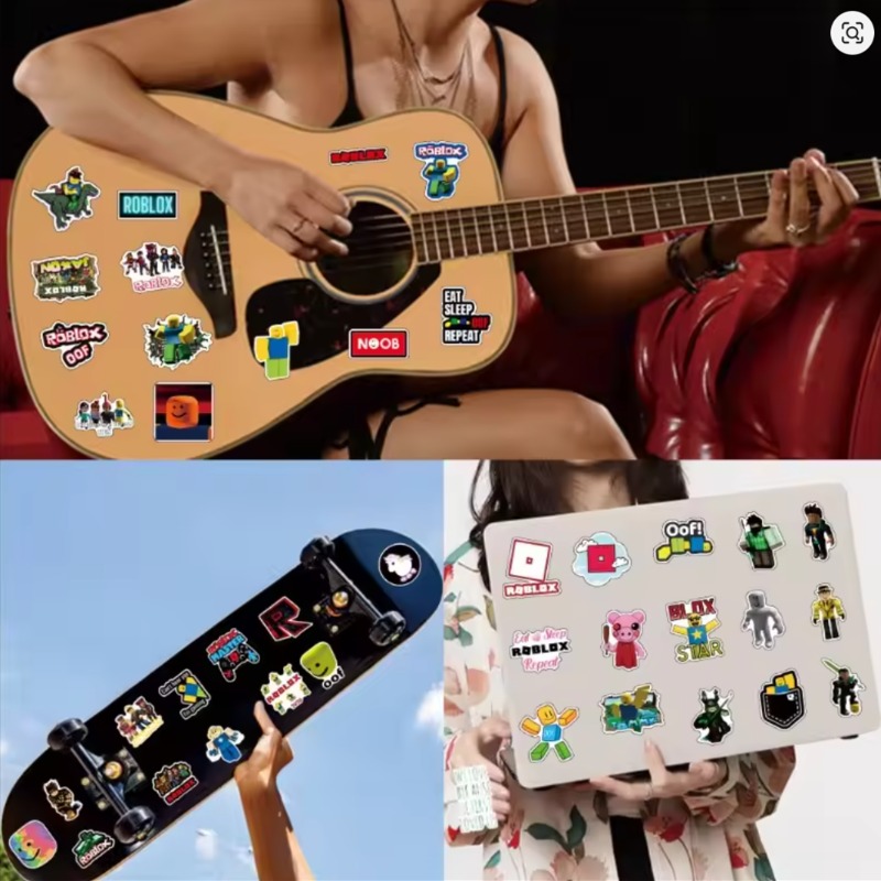 60 unids/set Roblox pegatinas  - Gaming Accessories Roblox reseña y precio