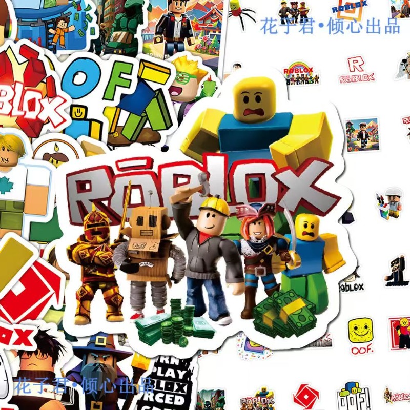60 unids/set Roblox pegatinas  - Gaming Accessories Roblox reseña y precio
