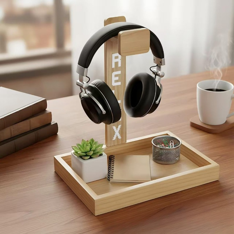 Soporte de Madera para Auricul - Gaming Accessories Organizer reseña y precio