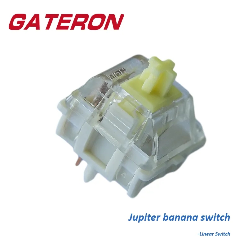Gateron-interruptor Banana Júp - Jupiter Gaming Accessories reseña y precio