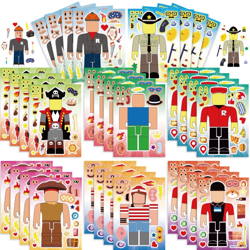16 Piezas de Pegatinas de Anim - Gaming Accessories Roblox reseña y precio